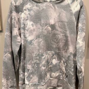 Obey Gray Floral Women's Sweater